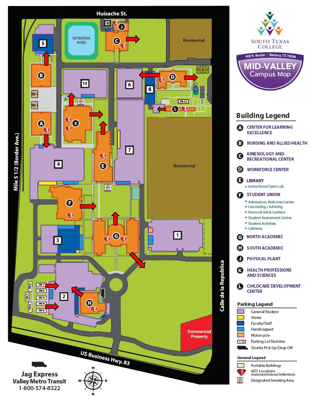 Stc Mid Valley Campus Map Emergency Preparedness | South Texas College